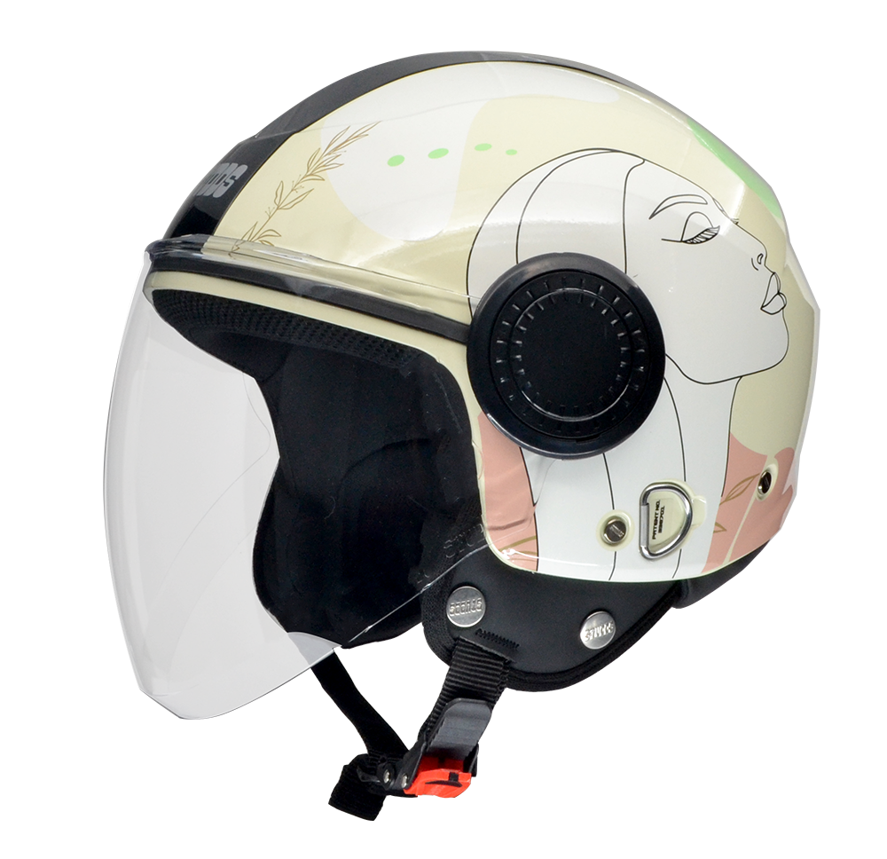 urban super d3 open face helmet