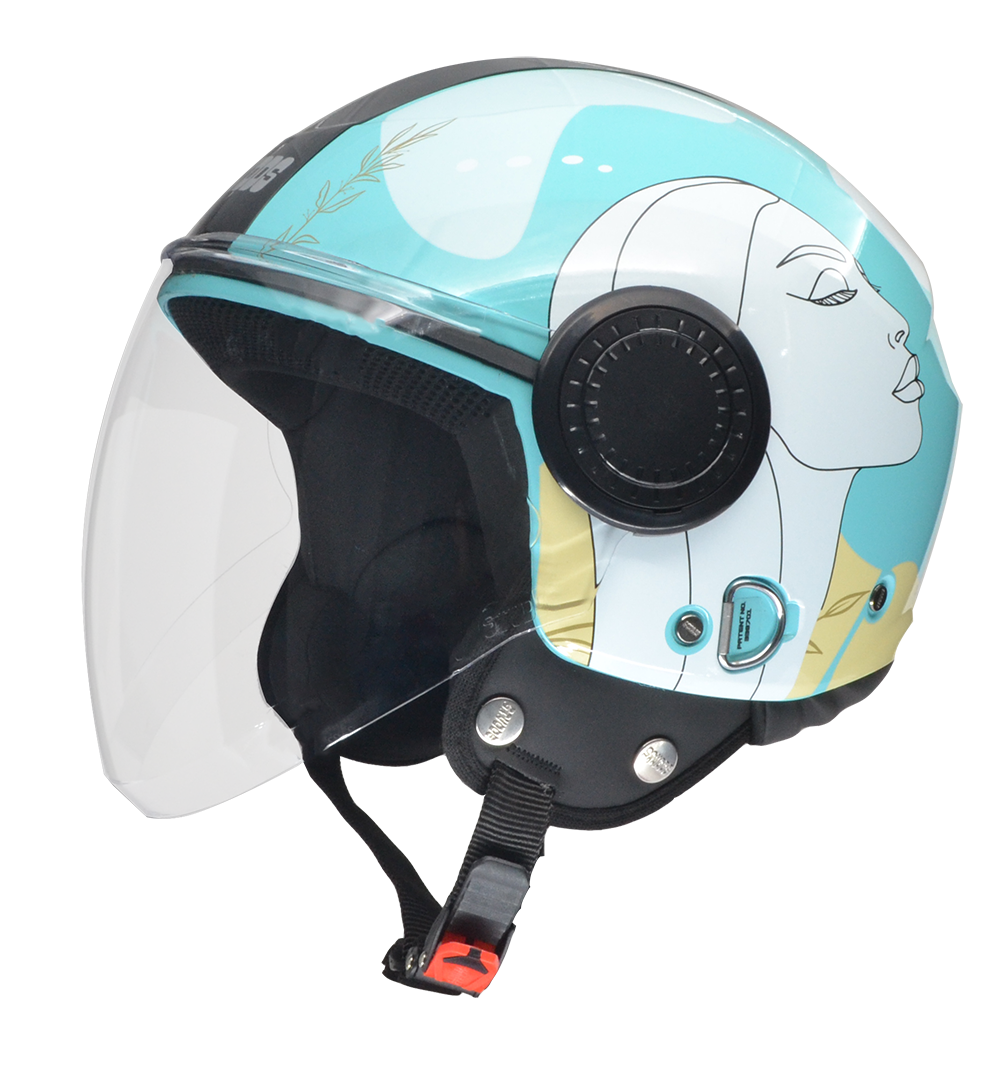 urban super d3 open face helmet