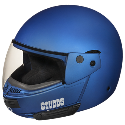 studds ninja pastel plain flip up full face helmet